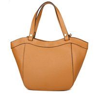 Elegante Schultertasche aus genarbtem Leder