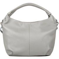 Weiche Schultertasche aus genarbtem Leder