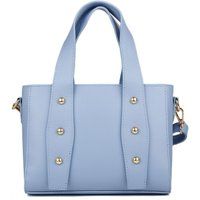 Henkeltasche aus Leder mit Nieten