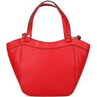 Strukturierte Leder-Schultertasche