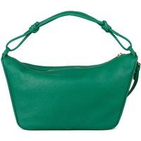 Elegante Leder-Sichel-Tasche mit Knoten