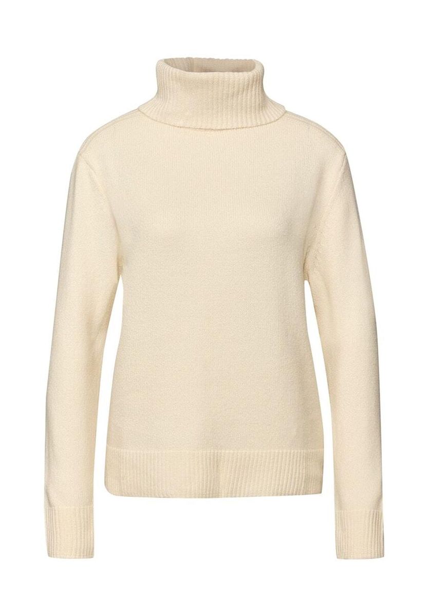 Klassischer Feinstrick-Rollkragenpullover