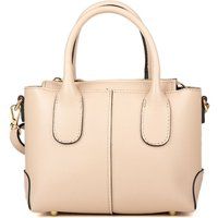 Elegante Henkeltasche aus genarbtem Leder