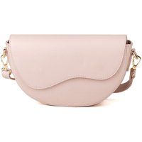 Geschwungene Satteltasche aus Leder