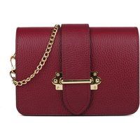 Wandelbare Tasche aus genarbtem Leder