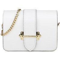 Strukturierte Crossbody-Tasche aus Leder