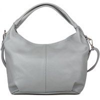 Lässige Hobo-Tasche aus genarbtem Leder