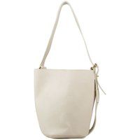 Minimalistische Leder-Beuteltasche