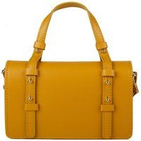 Kleine Leder-Umhängetasche im Satchel-Stil