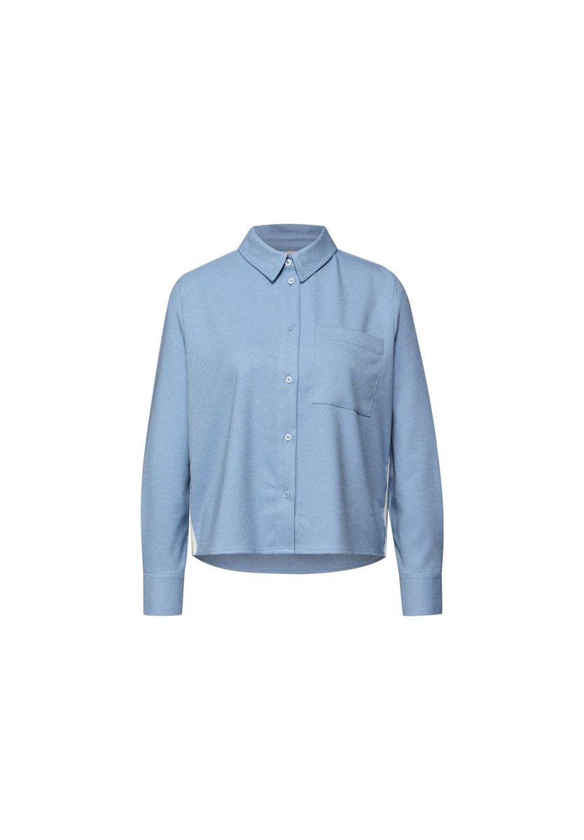 Lässiges Langarm-Hemd mit Knopfleiste