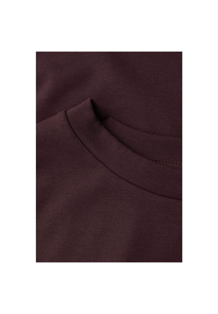 Langarmshirt mit Jacquardmuster und lockerer Passform