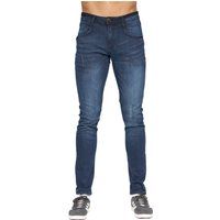 Tranfold Slim-Fit-Jeans mit Distressed-Effekt