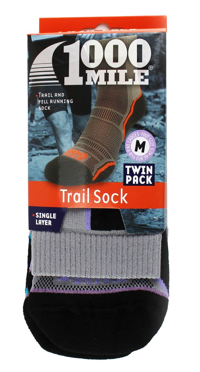 Trailrunning-Socken aus Merinomischung