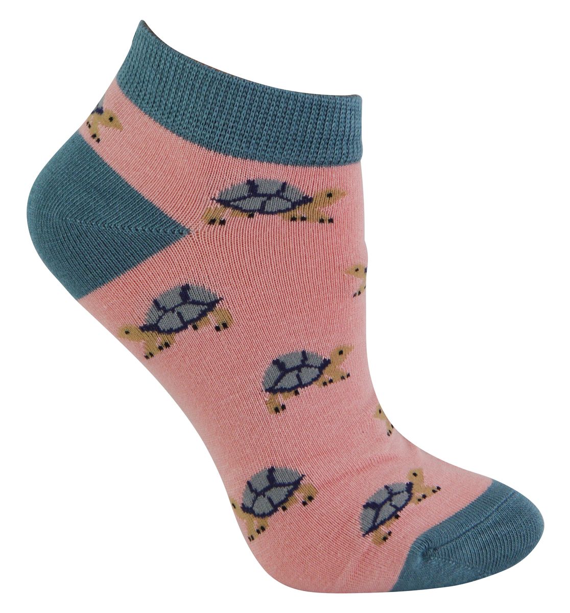 Schildkröten-Muster Sneaker-Socken