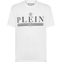 Logo-T-Shirt mit Kristall-Verzierung