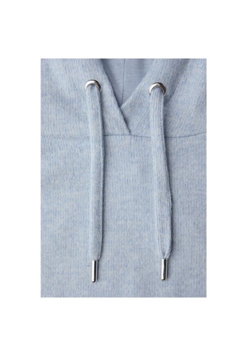 Lässiges Melange Kapuzen-Sweatshirt