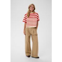 Gestreiftes Oversize-T-Shirt im Boxy-Schnitt