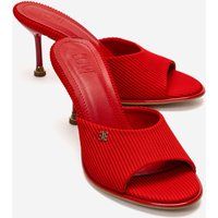 Strukturierte Stiletto-Mules