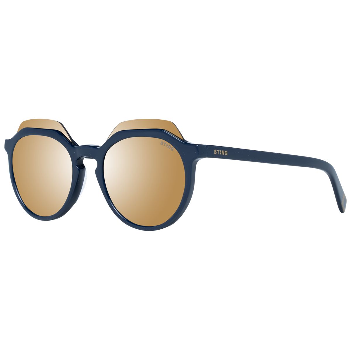 Architektonische Verspiegelte Runde Sonnenbrille