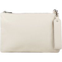 Flache Ledertasche mit Handschlaufe
