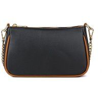 Elegante Kalbleder-Tasche mit Kettendetail