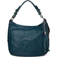 Lässige Hobo-Tasche aus genarbtem Leder