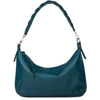 Hobo-Tasche aus Leder mit Flechthenkel