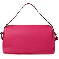 Elegante Schultertasche aus genarbtem Leder