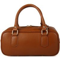 Elegante Handtasche aus genarbtem Leder