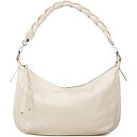 Hobo-Tasche aus Leder mit geflochtenem Henkel