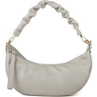 Halbmond-Schultertasche aus Leder