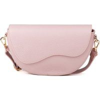 Satteltasche aus genarbtem Leder