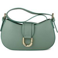 Elegante geschwungene Leder-Schultertasche