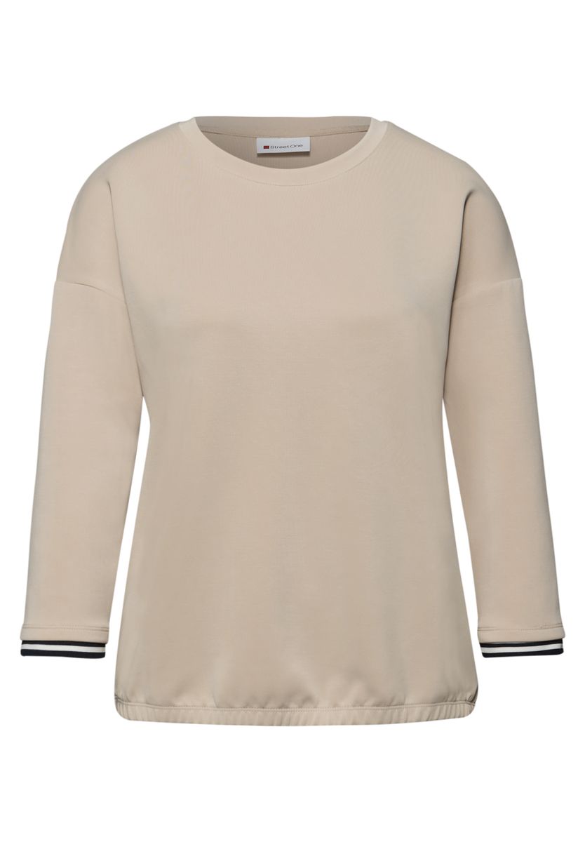 Langarmshirt mit lockerer Passform