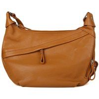 Weiche Hobo-Schultertasche aus Leder