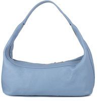 Geschwungene Schultertasche aus Leder