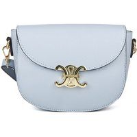 Leder-Satteltasche mit Emblem