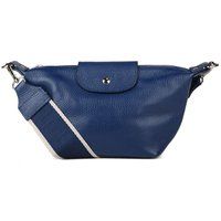 Sportliche Crossbody-Tasche aus genarbtem Leder