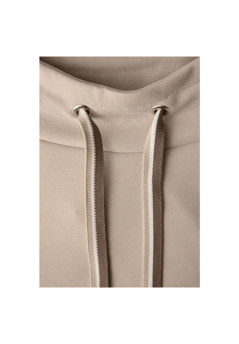 Lässiges Rollkragenshirt mit Kordelzug