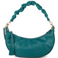 Halbmond-Hobo-Tasche mit gerafftem Griff