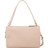 Kleine genarbte Leder-Mehrfachtasche