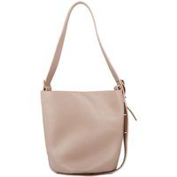 Minimalistische Schultertasche aus genarbtem Leder