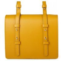 Minimalistische Ledersatchel mit Riemen