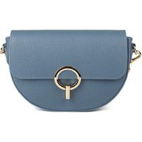 Halbmond-Satteltasche aus Leder