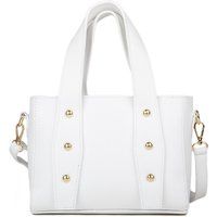 Kleine Ledertasche mit Goldnieten