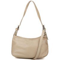 Minimalistische Schultertasche aus genarbtem Leder