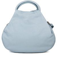 Trapezförmige Henkeltasche aus Leder