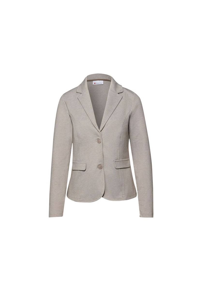 Lässiger Jersey-Blazer mit zwei Knöpfen