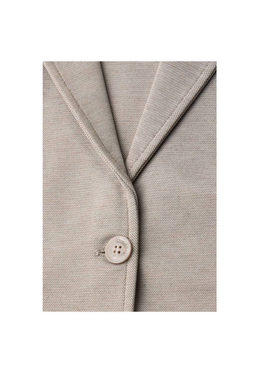 Lässiger Jersey-Blazer mit zwei Knöpfen