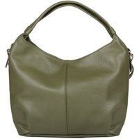 Gekörnte Leder Hobo-Tasche